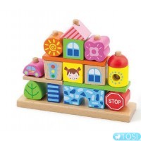 Набор кубиков Viga Toys Город 